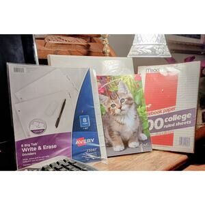 School Supplies Bundle 4 Items 2 New, 2 Used